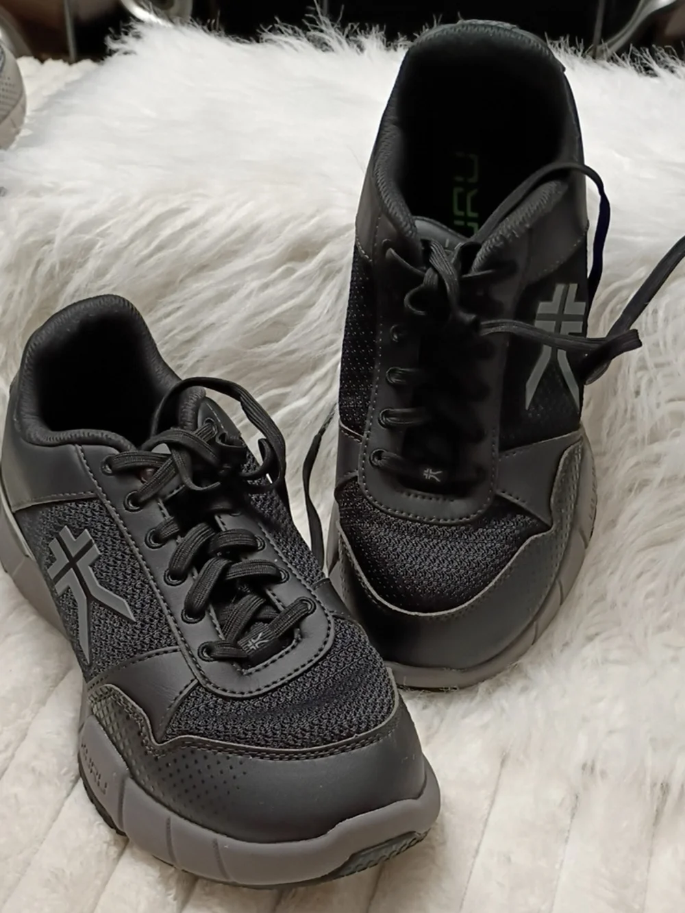 Kuru Quantum 2 Black Plantar Fascitis Orthopedic Support Walking Work Shoes 9M
